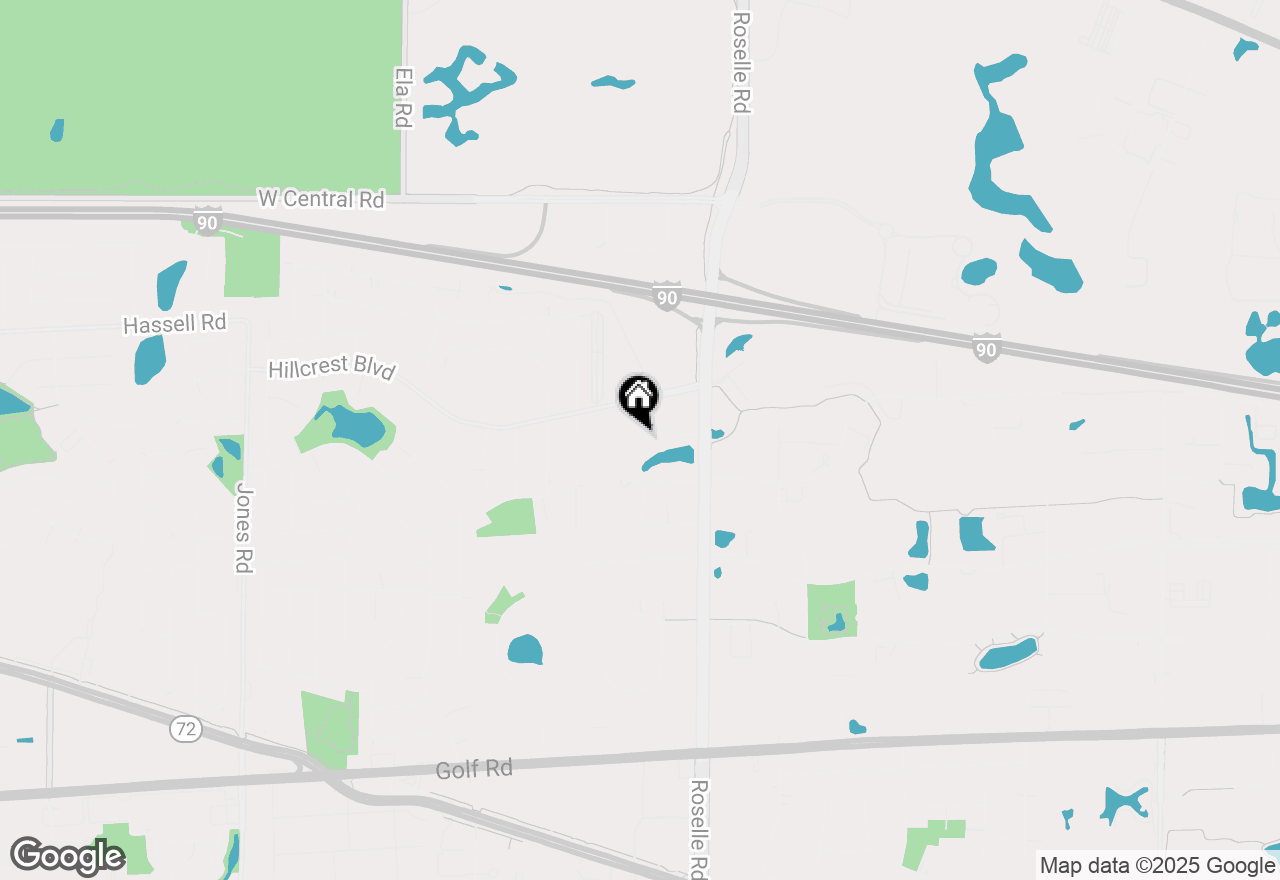 Map of 75 Kristin Circle #402, Schaumburg, IL 60195