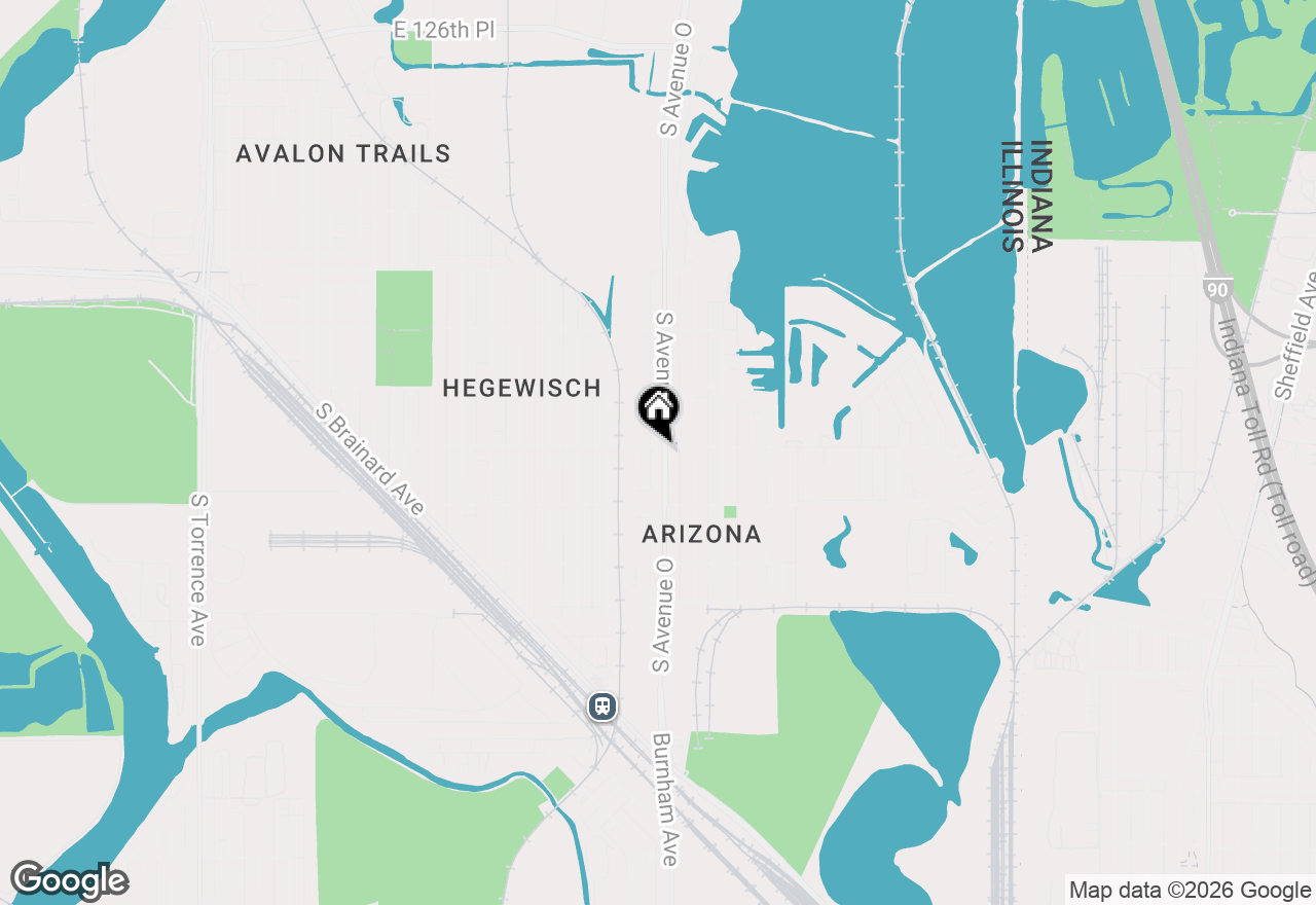 Map of 13302 S Avenue O Avenue, Chicago, IL 60633