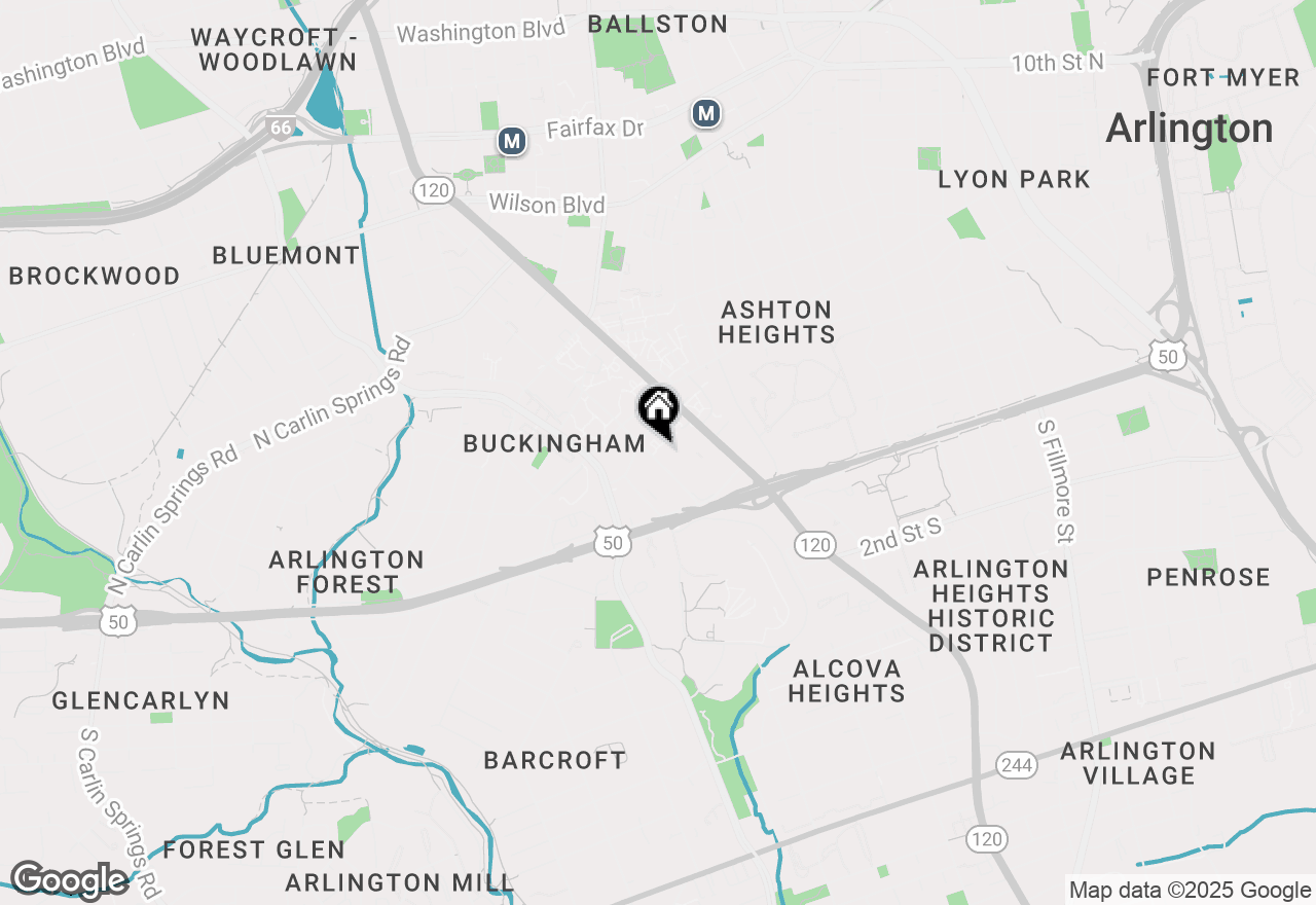 Map of 231 N Thomas Street #105, Arlington, VA 22203