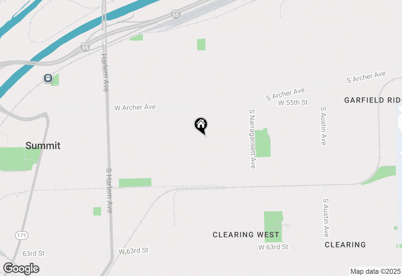 Map of 5653 S Normandy Avenue, Chicago, IL 60638