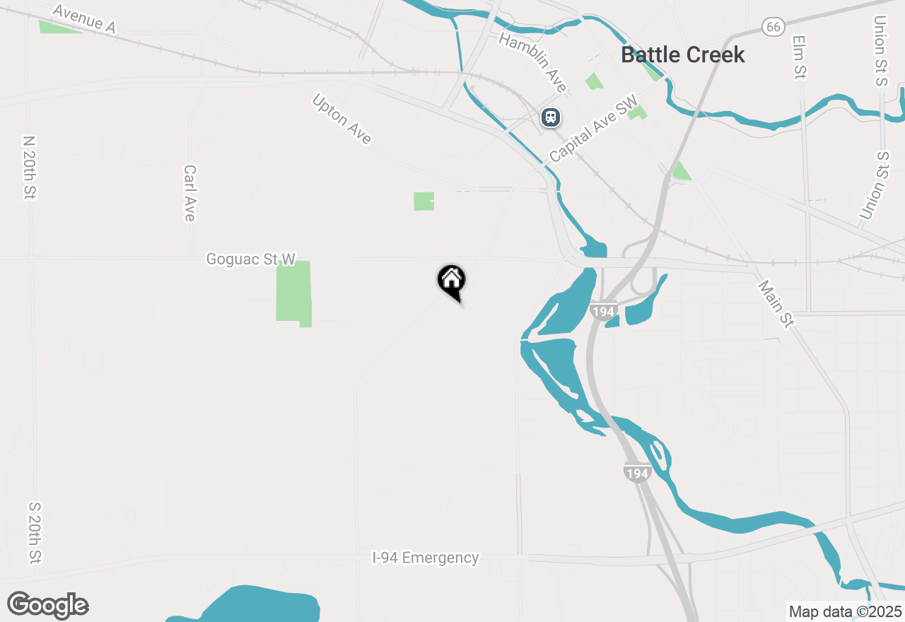 Map of 24 Tennyson Avenue, Battle Creek, MI 49015