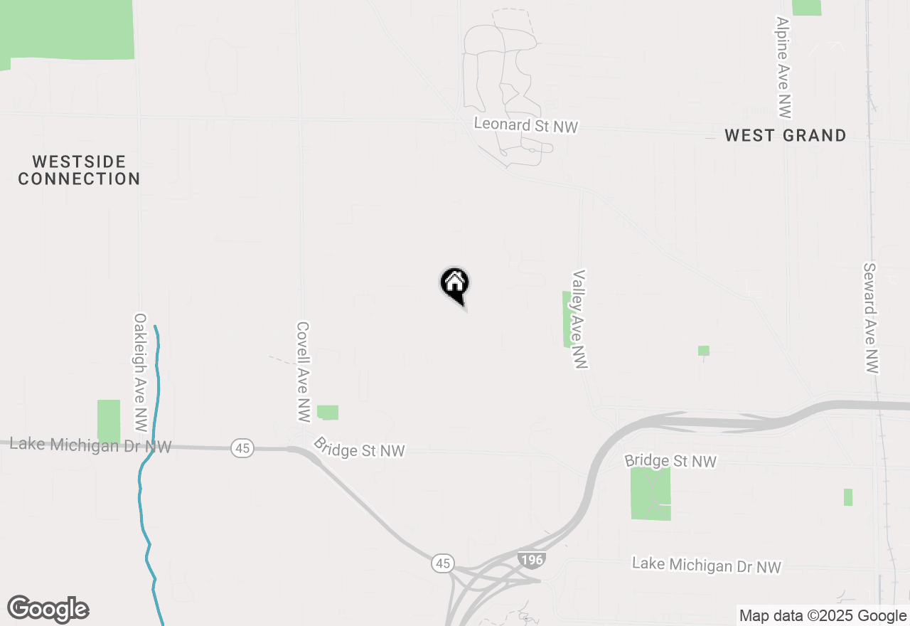 Map of 1610 6th Street Nw, Grand Rapids, MI 49504