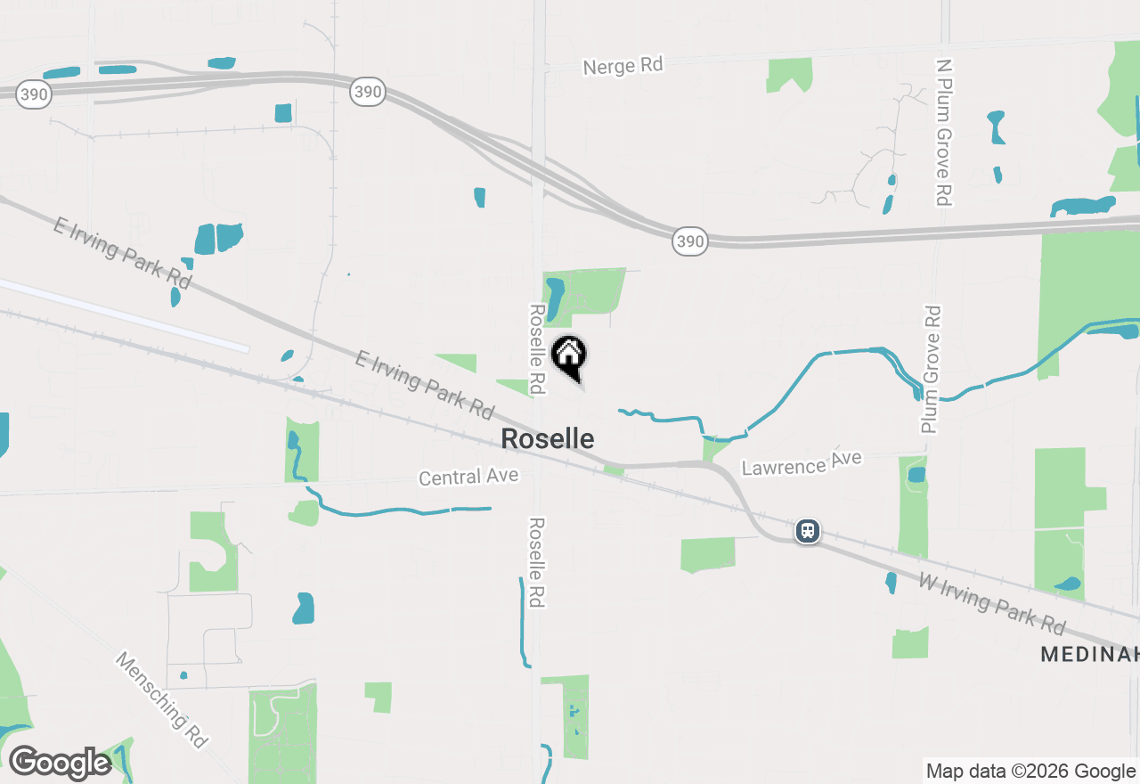 Map of 29 E Thorndale Avenue, Roselle, IL 60172