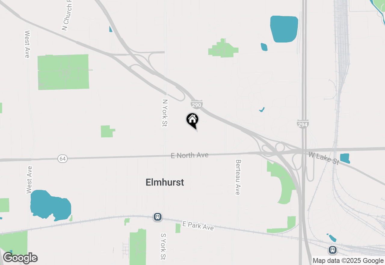 Map of 183 E Grantley Avenue, Elmhurst, IL 60126