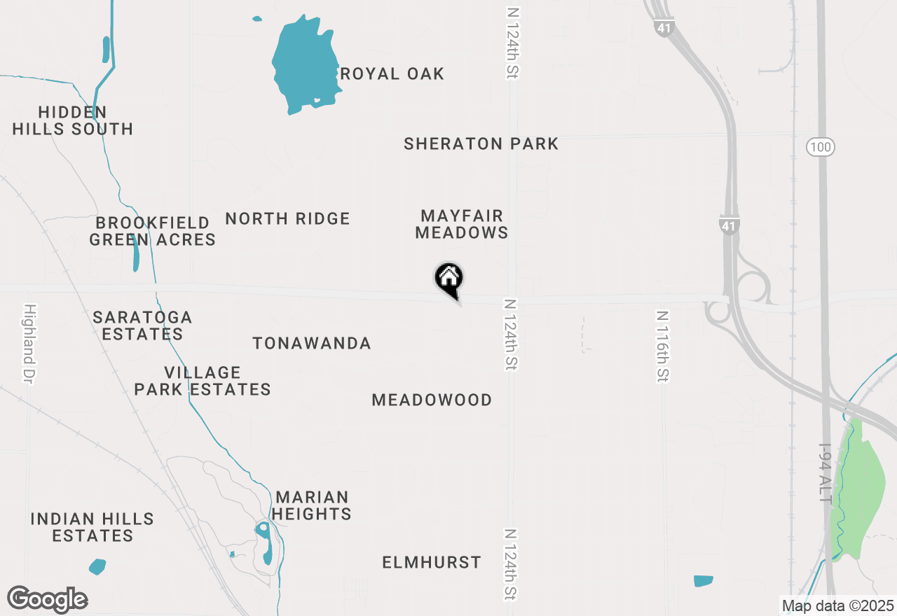 Map of 12675 W North Ave, Brookfield, WI 53005