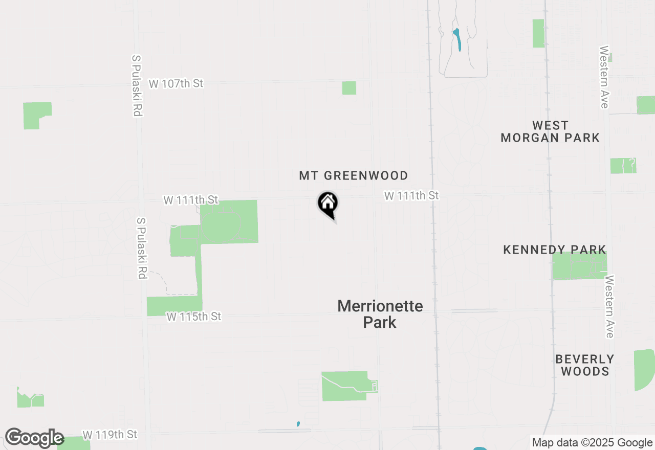 Map of 11160 S Christiana Avenue, Chicago, IL 60655