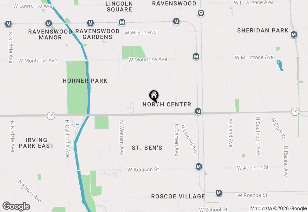 Map of 2138 W Cuyler Avenue, Chicago, IL 60618