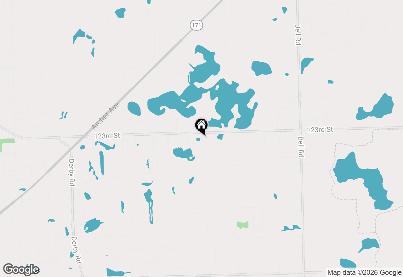 Map of 12431 Eileen Street, Lemont, IL 60439