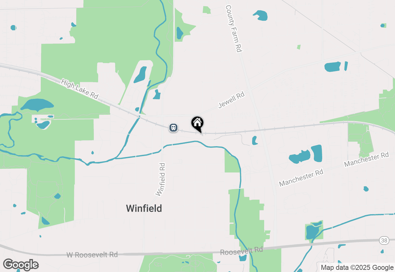 Map of 27W300 Beecher Avenue, Winfield, IL 60190