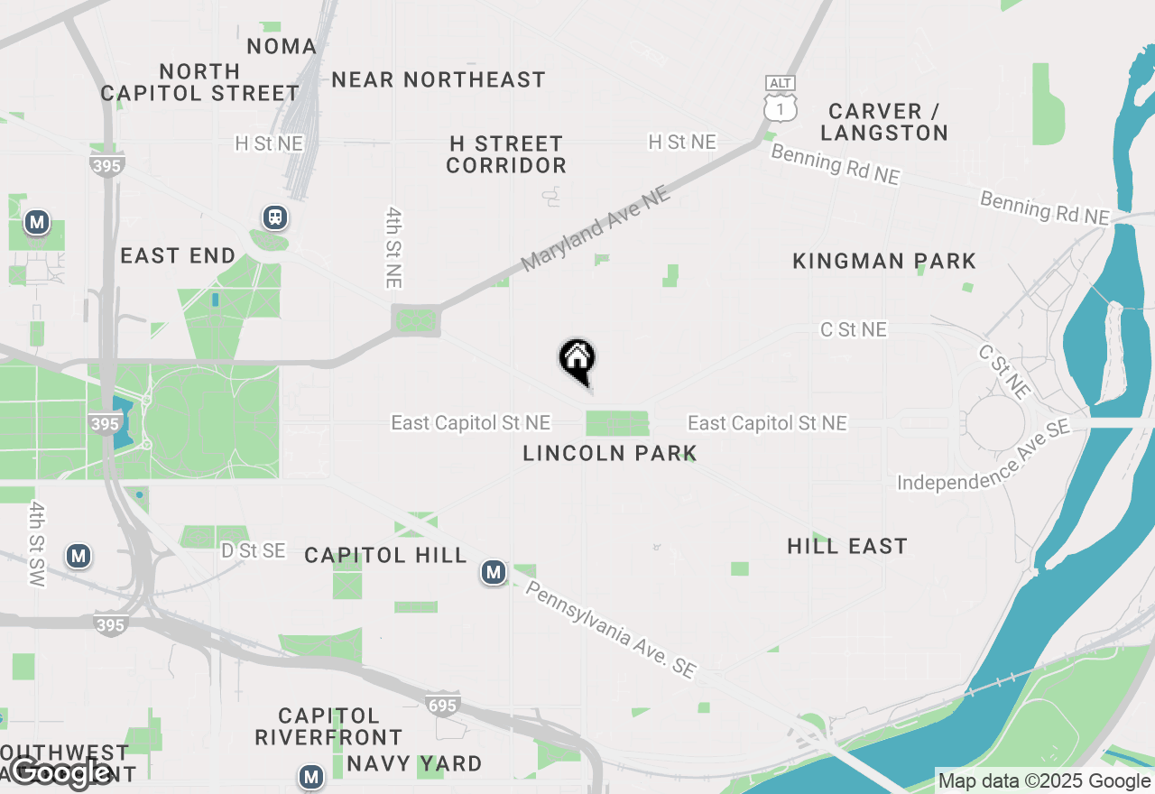 Map of 1020 Massachusetts Avenue Ne #UNIT B, Washington, DC 20002