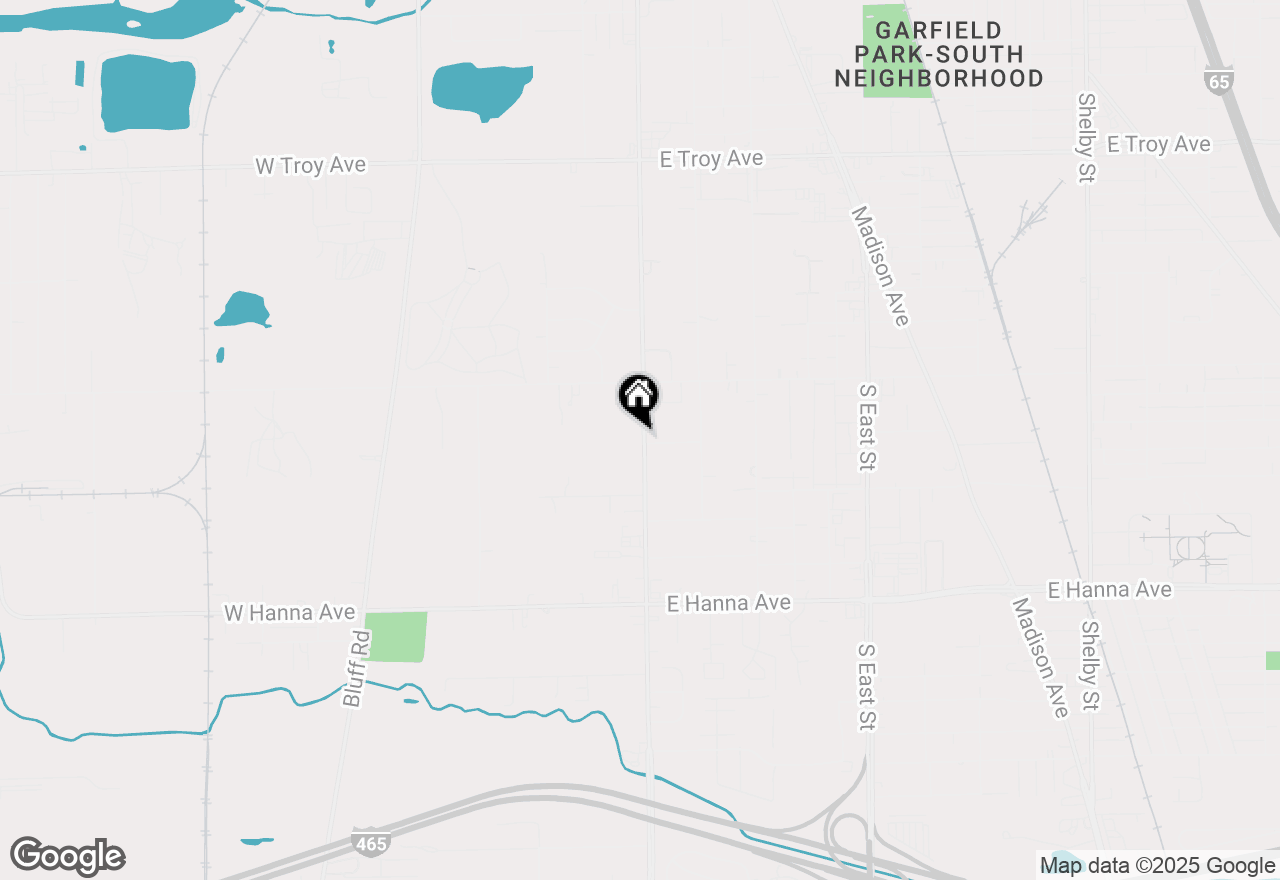 Map of 3652 & 3650 S Meridian Street, Indianapolis, IN 46217