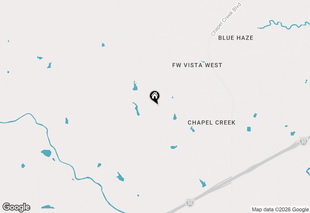 Map of 2212 La Vista Lane, Fort Worth, TX 76108