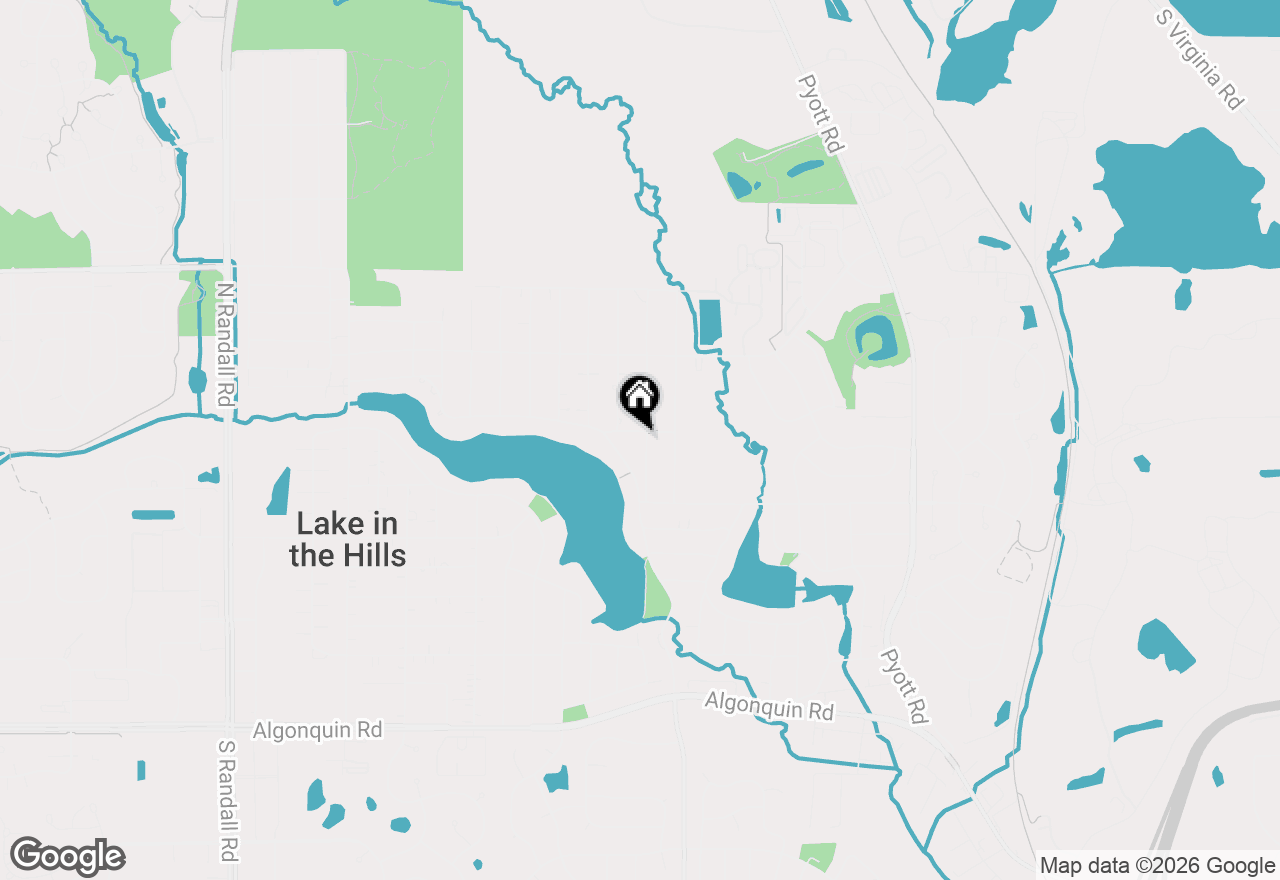Map of 1019 Maple Street, Lake In The Hills, IL 60156