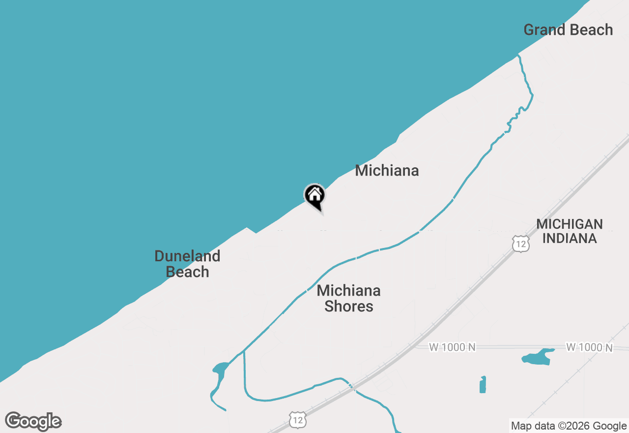 Map of 3787 Ponchartrain Drive, New Buffalo, MI 49117