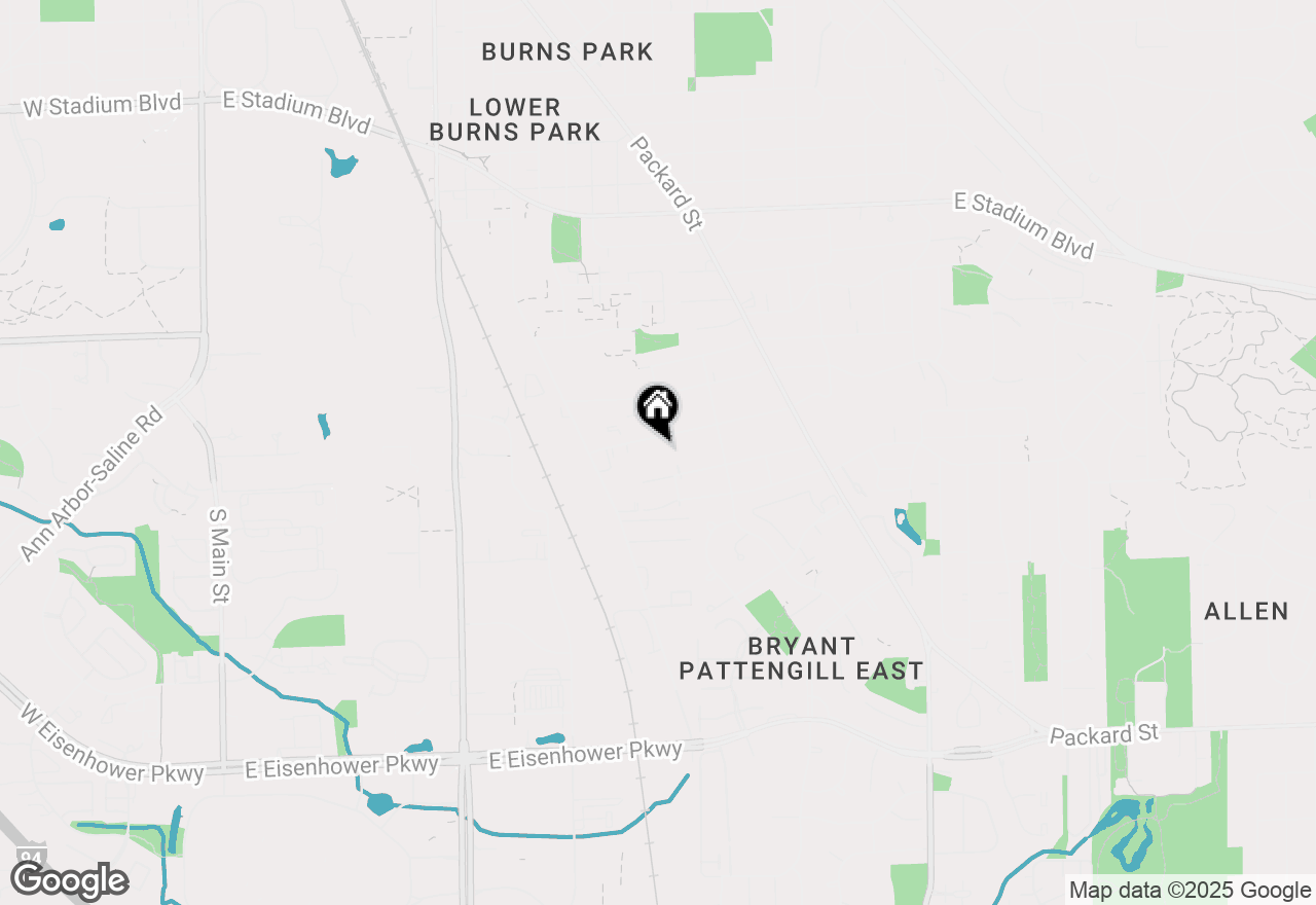 Map of 1282 Jewett Avenue, Ann Arbor, MI 48104