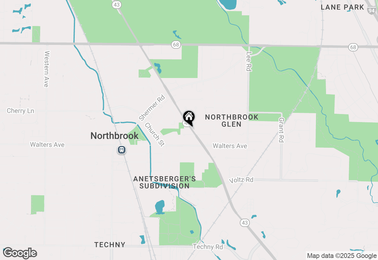 Map of 1302 Waukegan Road, Northbrook, IL 60062