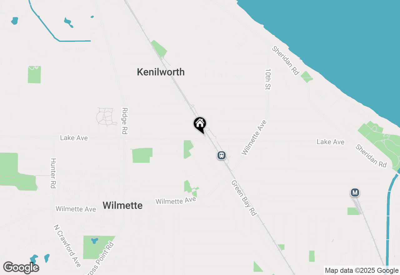 Map of 1420 Lake Avenue, Wilmette, IL 60091