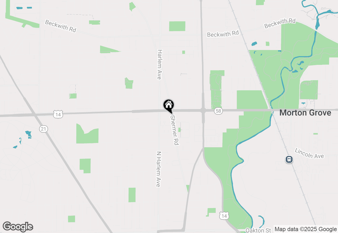 Map of 8744 N Shermer Road, Niles, IL 60714