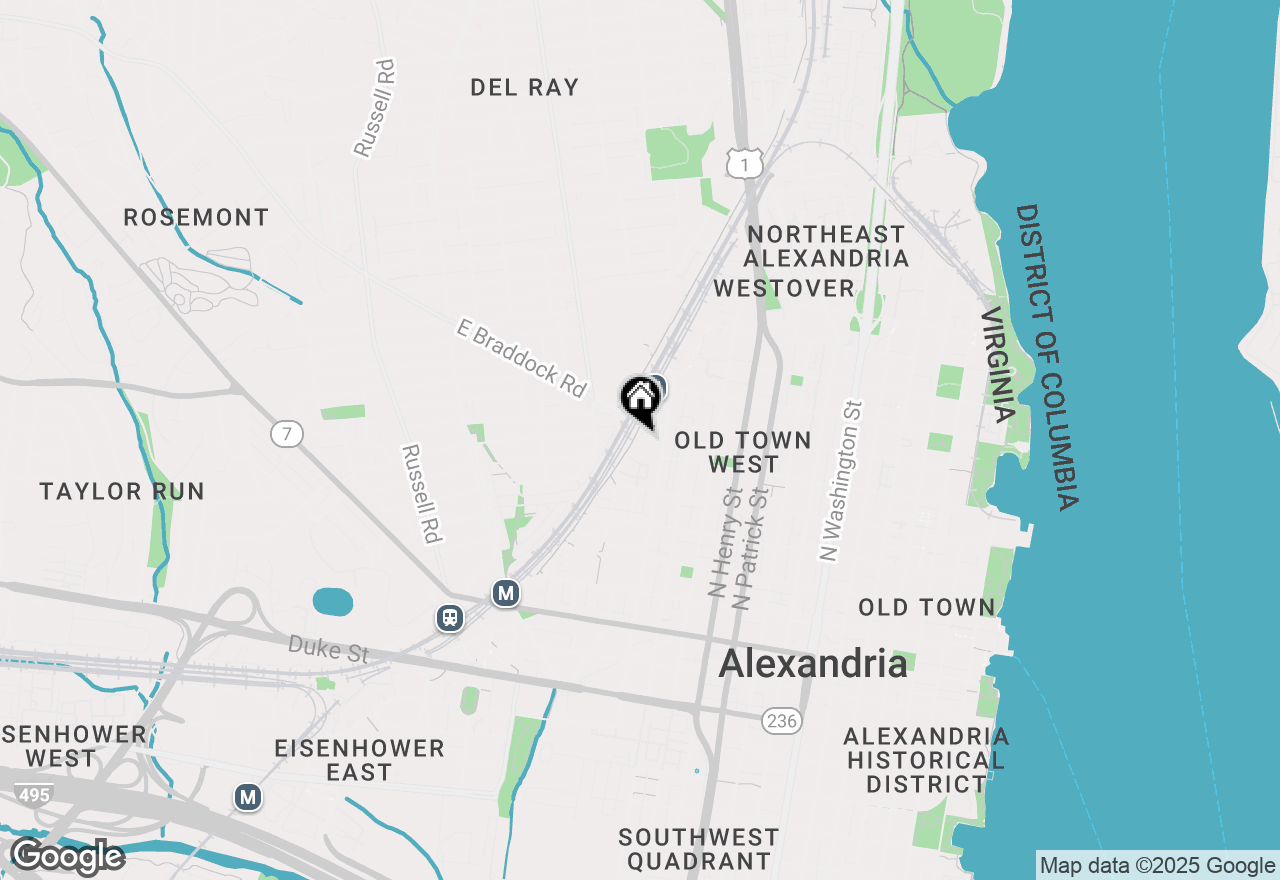Map of 505 E Braddock Road #603, Alexandria, VA 22314