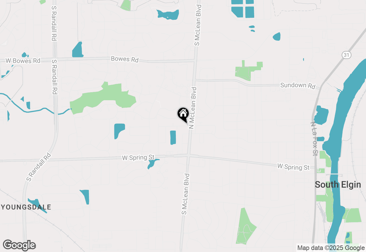 Map of 1236 Sandhurst Lane #1236, South Elgin, IL 60177