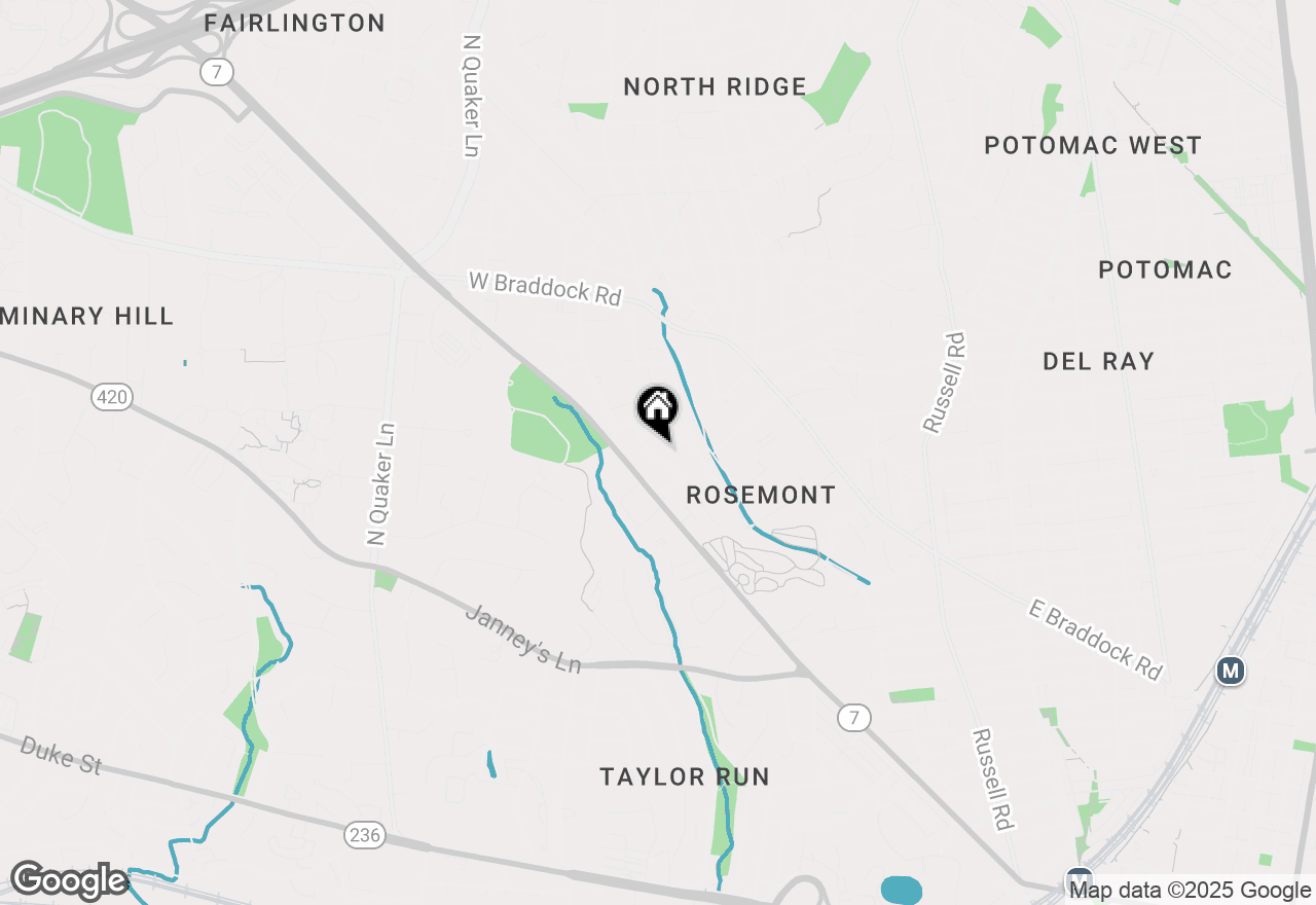 Map of 1313 Bayliss Drive, Alexandria, VA 22302