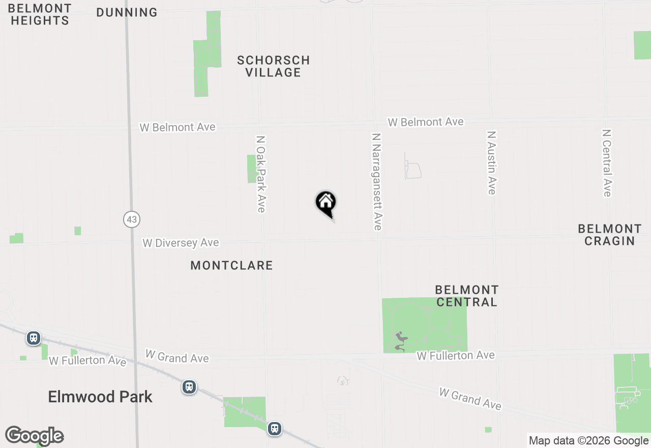 Map of 6559 W George Street #404, Chicago, IL 60634
