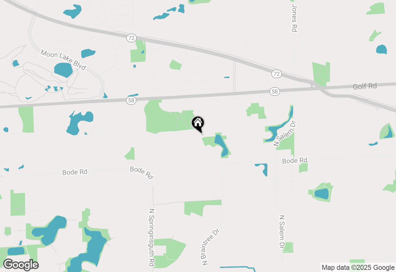 Map of 955 N Dexter Lane, Hoffman Estates, IL 60169