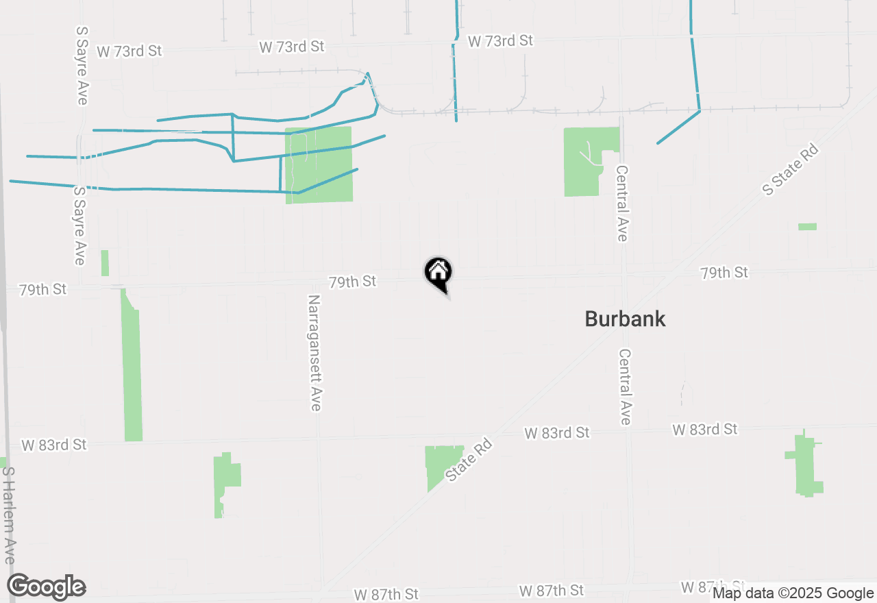 Map of 7930 Mcvicker Avenue, Burbank, IL 60459