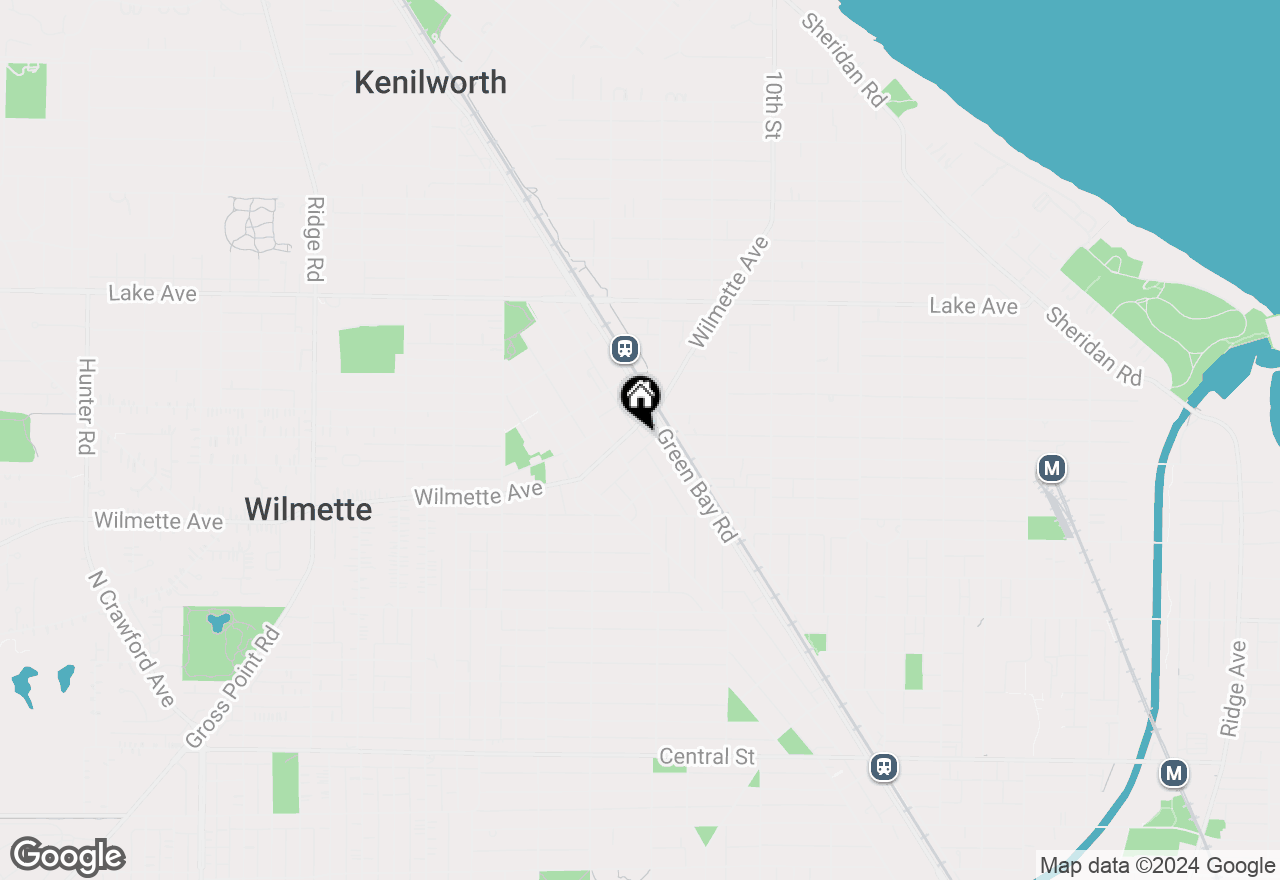 Map of 1225 Wilmette Avenue, Wilmette, IL 60091