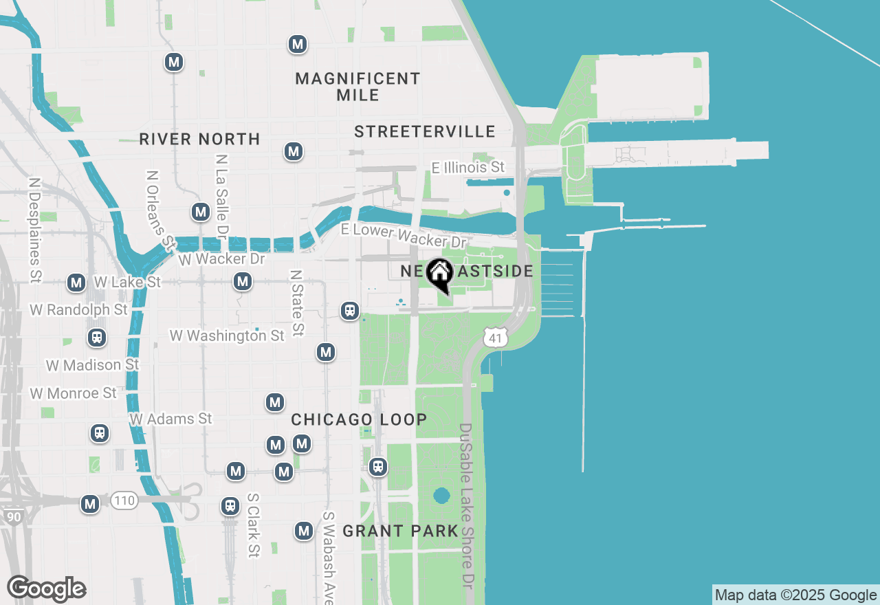 Map of 340 E Randolph Street #3806, Chicago, IL 60601