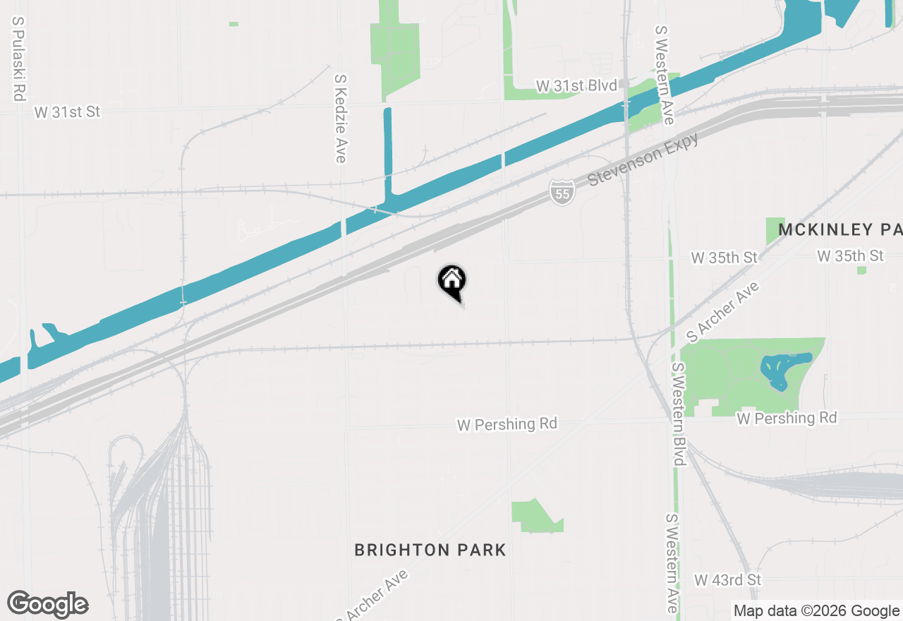 Map of 2919 W 36th Street, Chicago, IL 60632