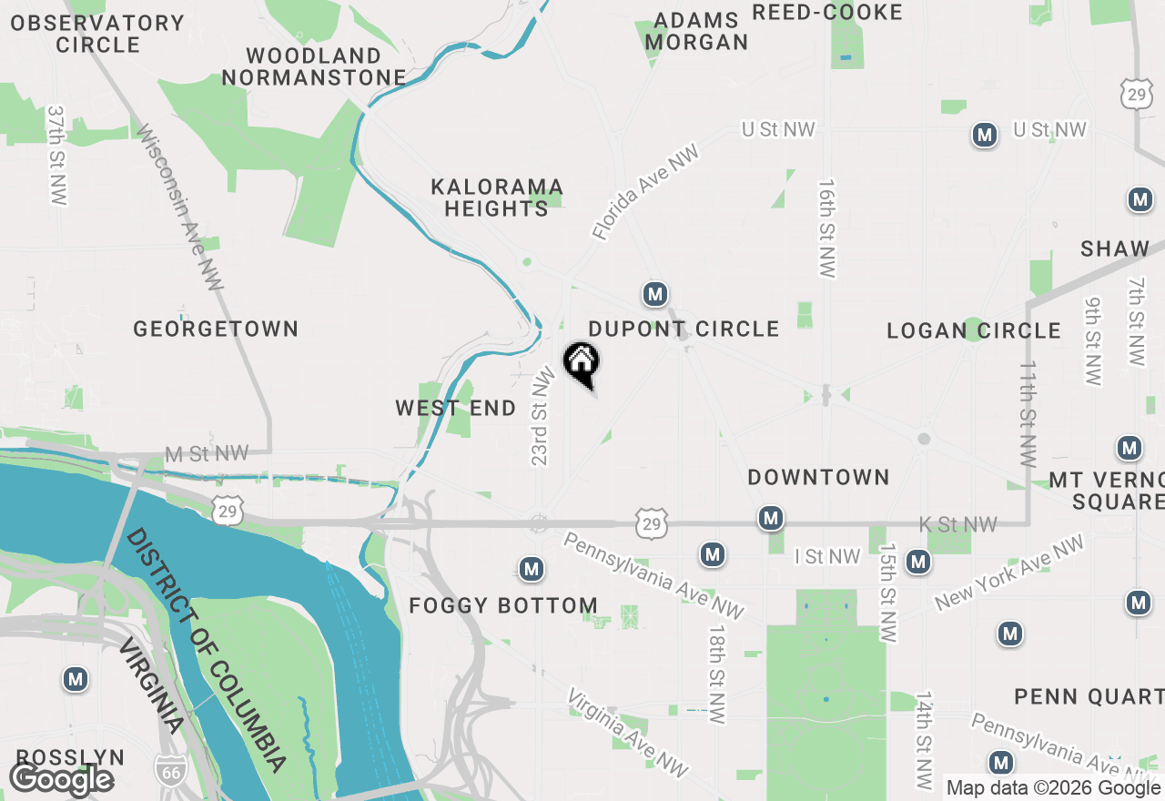 Map of 2130 N Street Nw #508, Washington, DC 20037