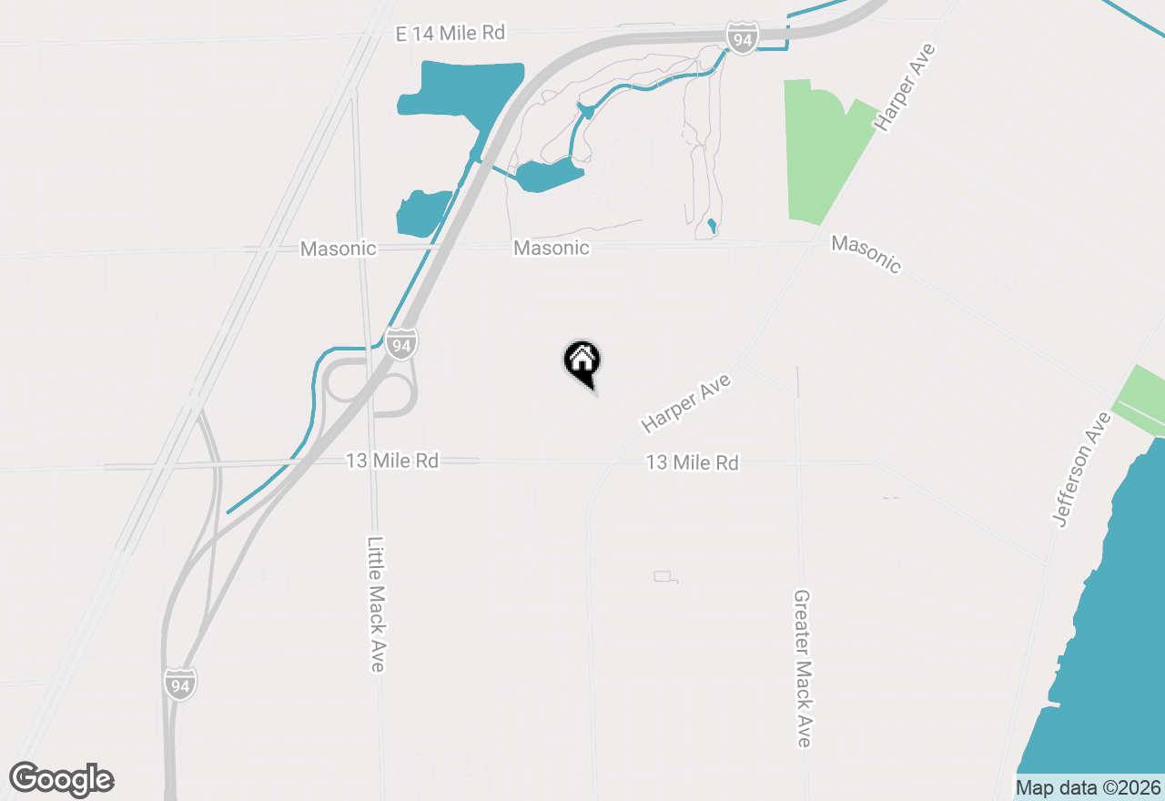 Map of 21519 Willow Wisp Street, Saint Clair Shores, MI 48082