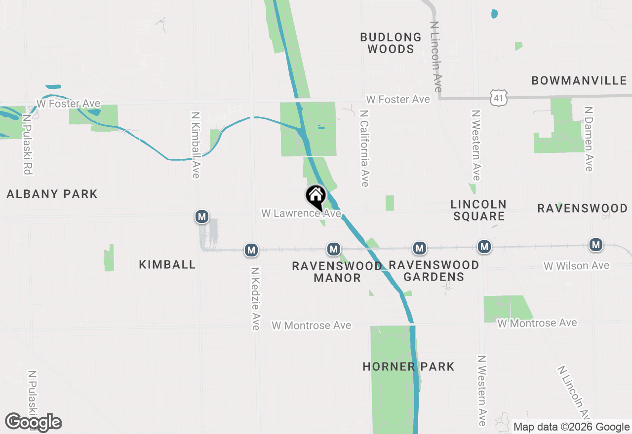 Map of 4770 N Manor Avenue #404, Chicago, IL 60625