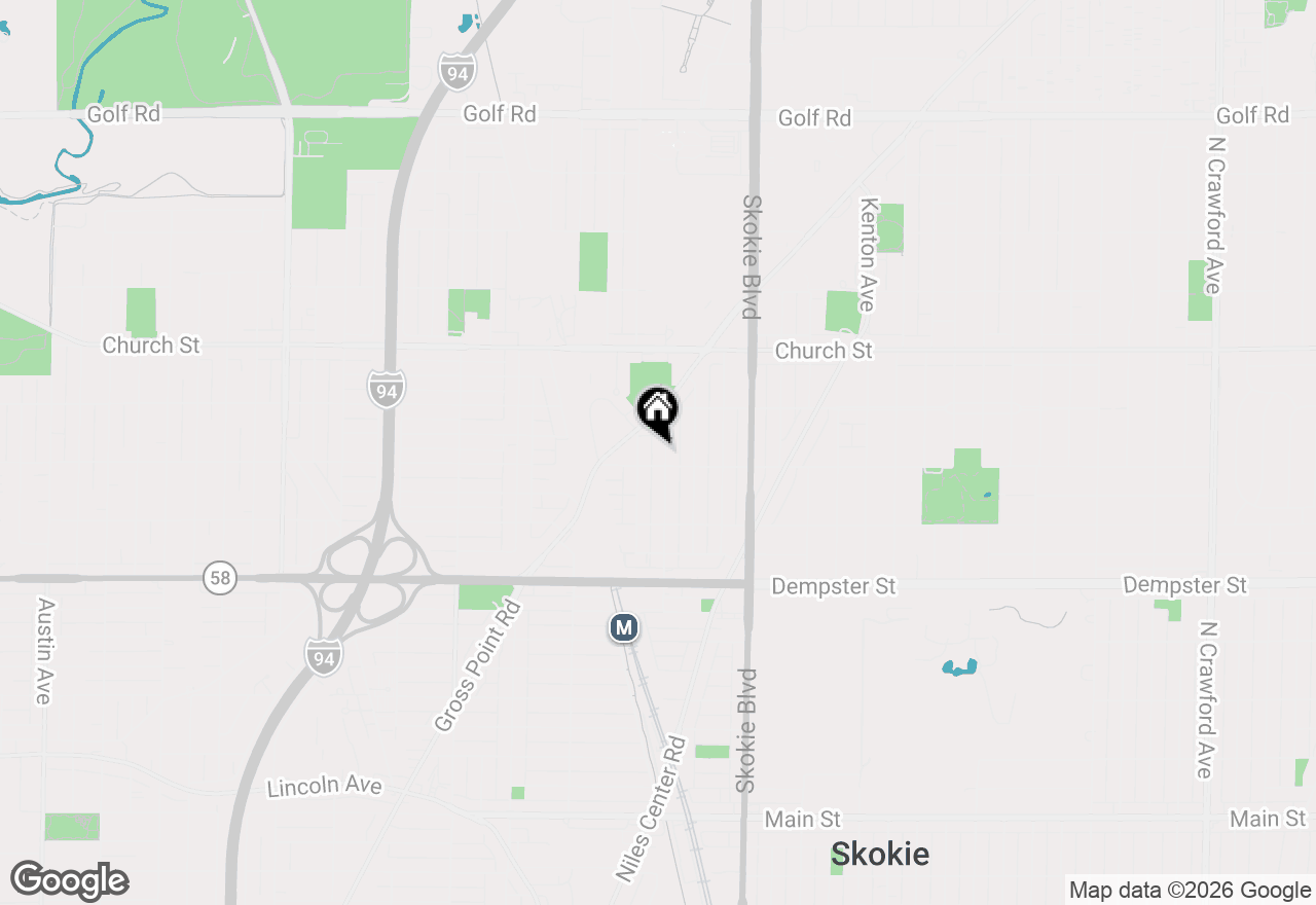 Map of 9010 Bronx Avenue, Skokie, IL 60077