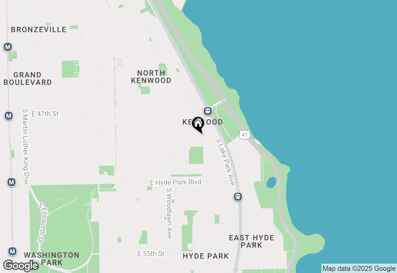 Map of 4826 S Dorchester Avenue #2W, Chicago, IL 60615