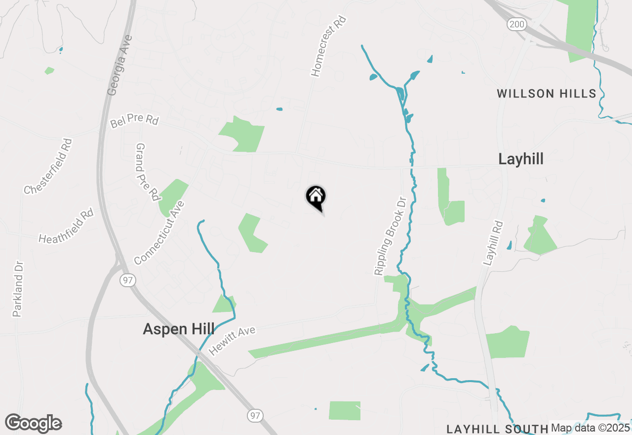 Map of 6 Beechvue Court, Silver Spring, MD 20906