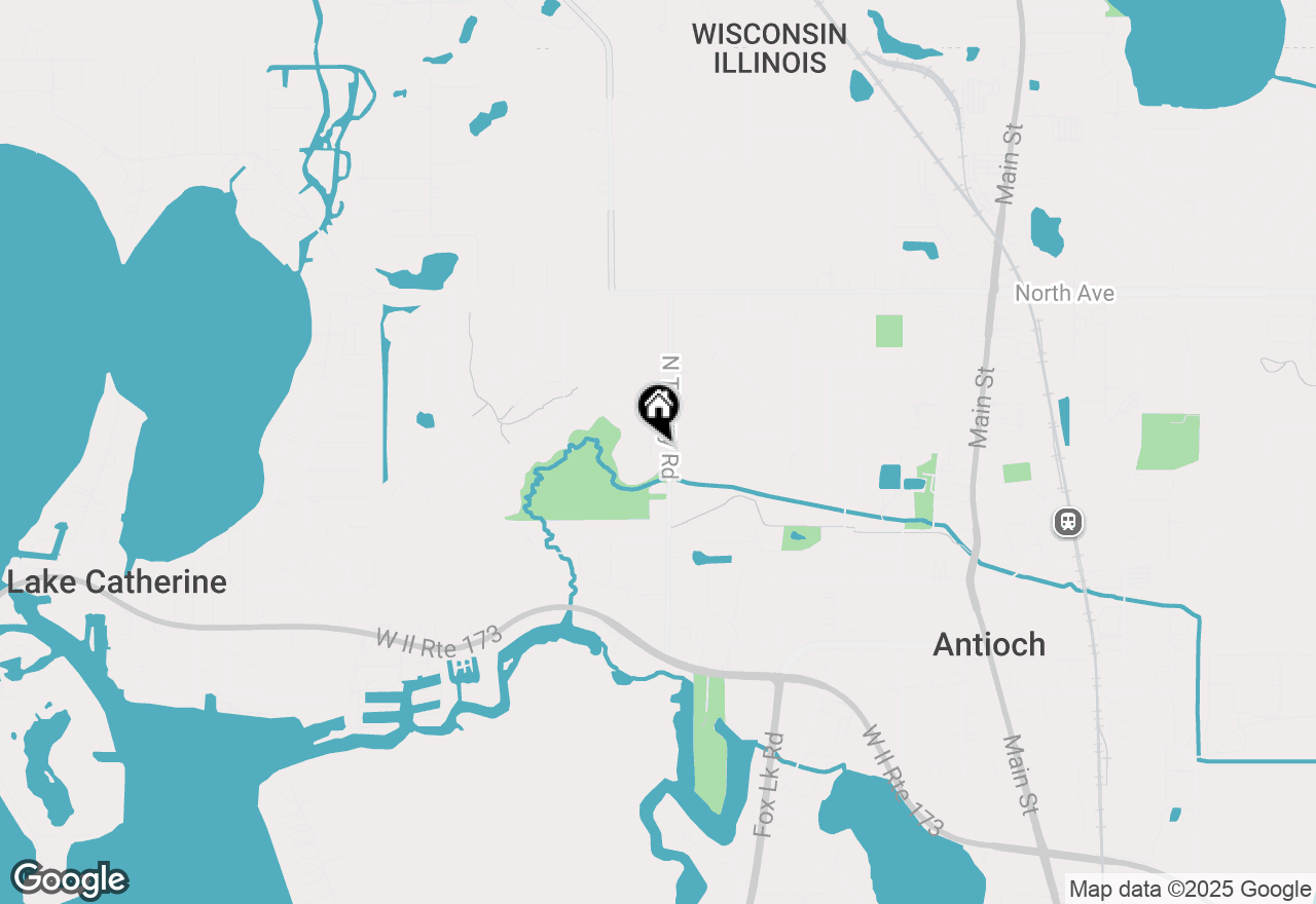 Map of 735 Creek Bend Lane, Antioch, IL 60002