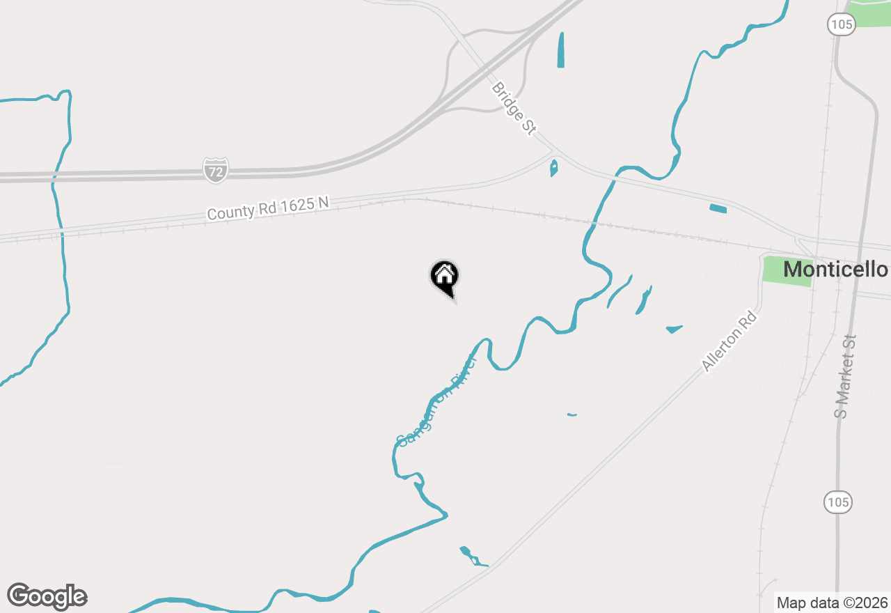 Map of 3001 Applewood Drive, Monticello, IL 61856