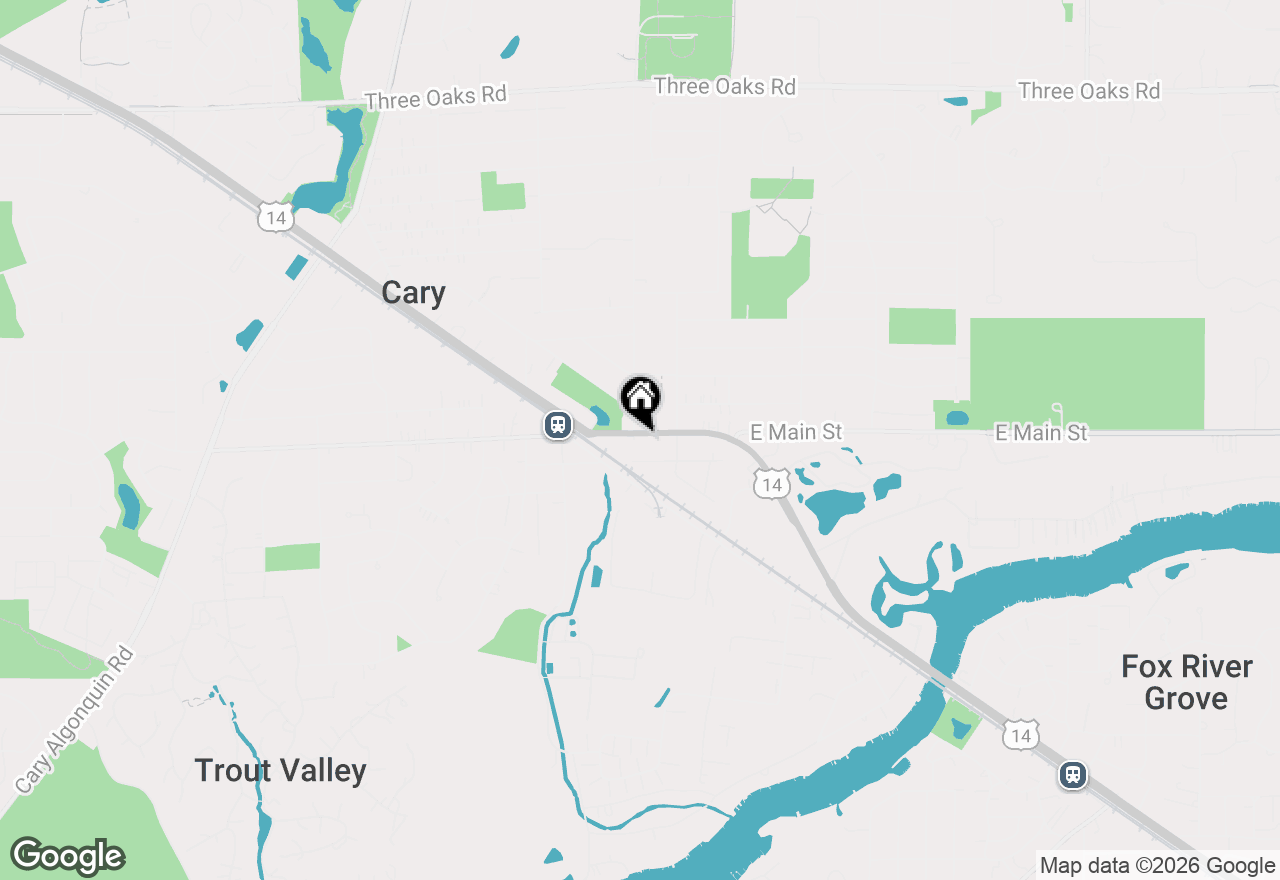 Map of 3 E Main Street #5, Cary, IL 60013