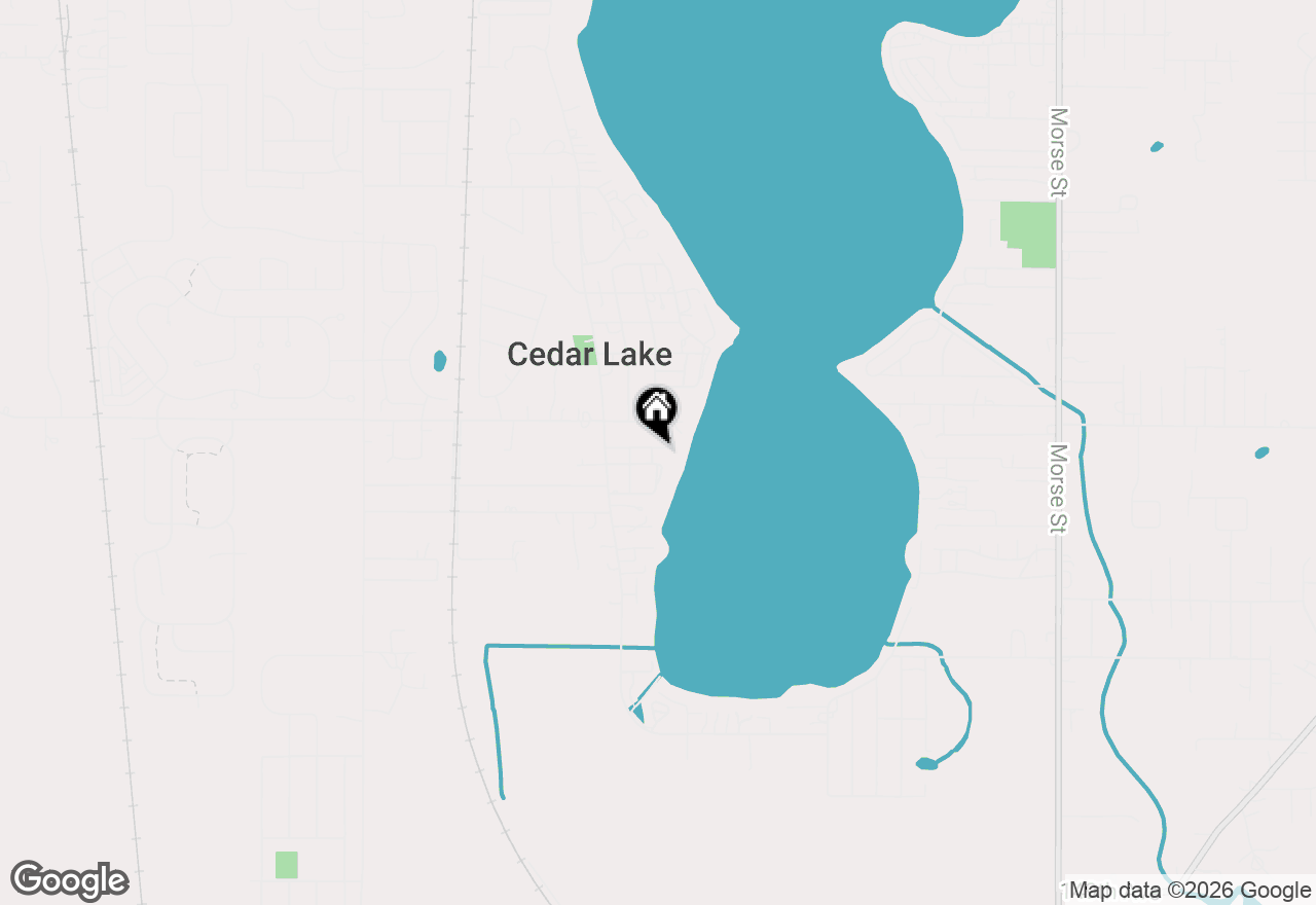 Map of 14111 Soper Street, Cedar Lake, IN 46303