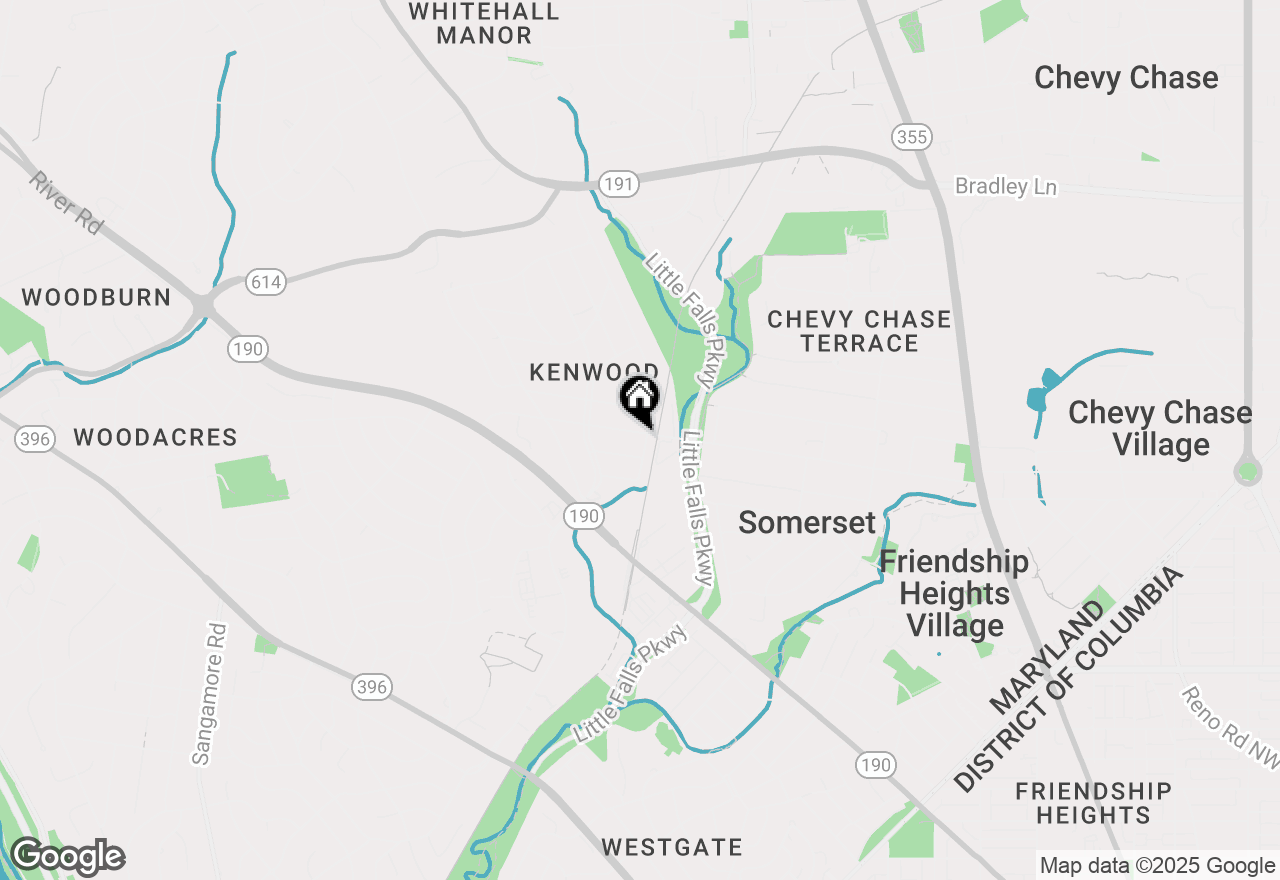 Map of 5900 Kennedy Drive, Chevy Chase, MD 20815