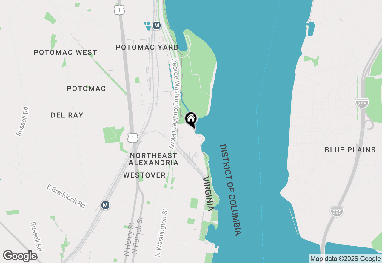 Map of 501 Slaters Lane #102, Alexandria, VA 22314