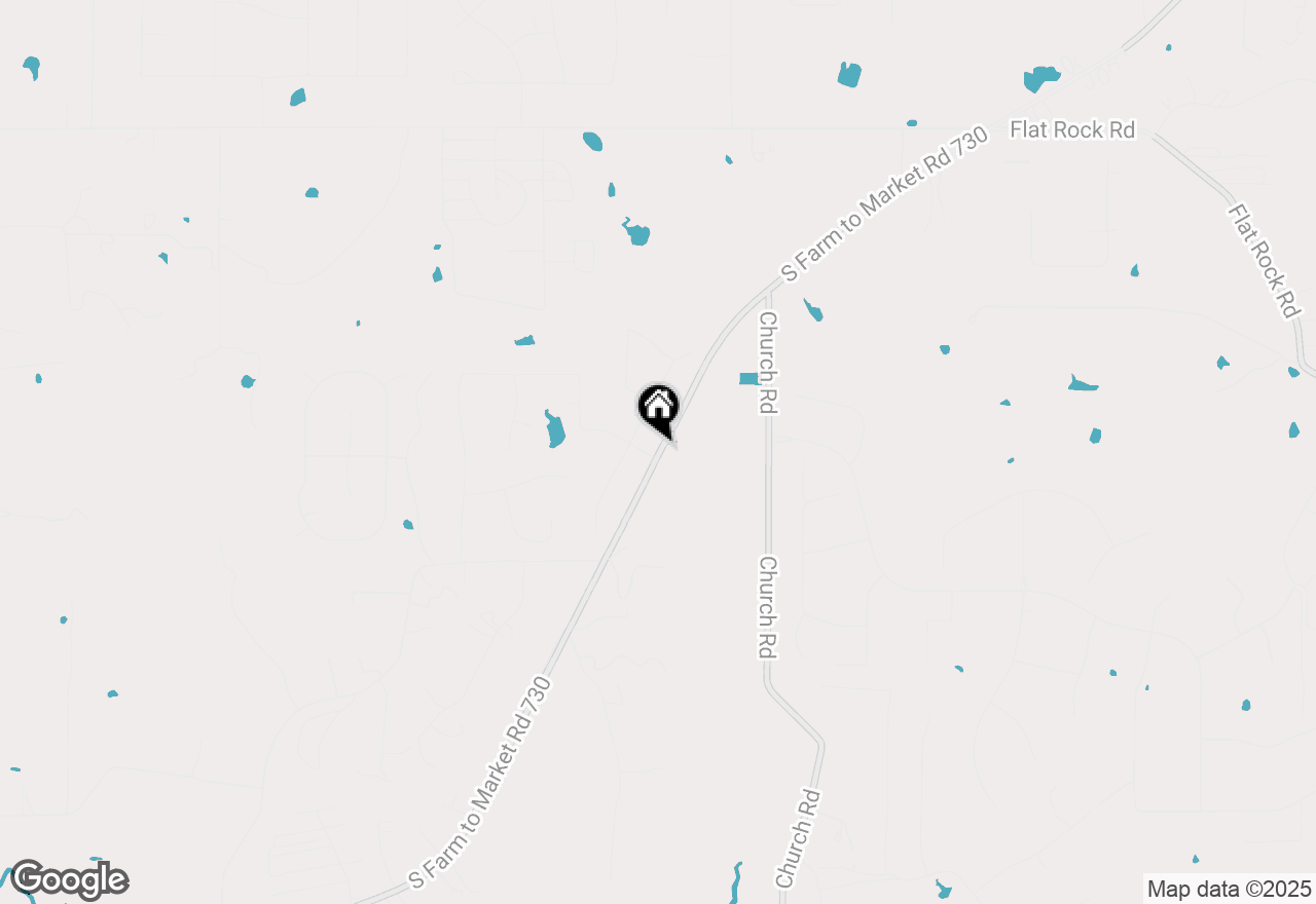 Map of 195 Coalson Crossing, Azle, TX 76020