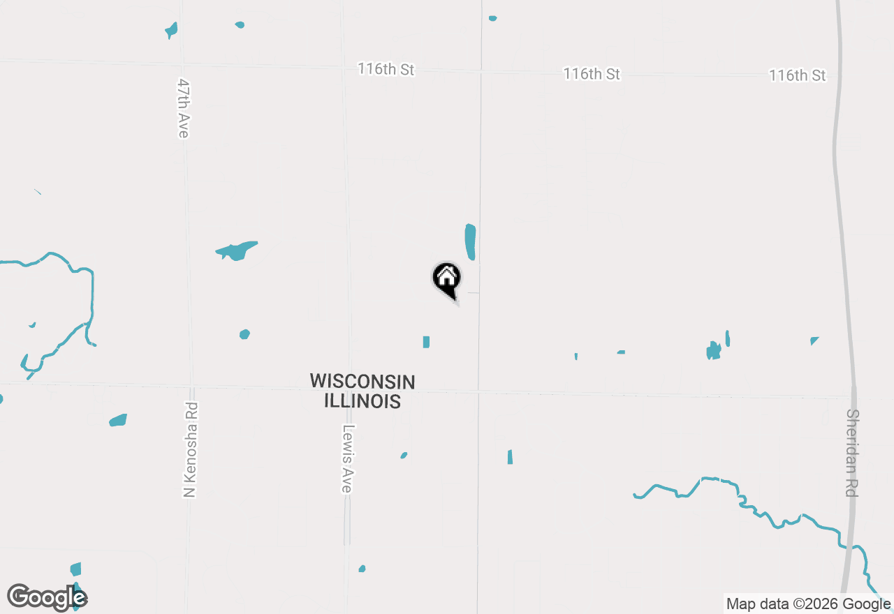 Map of 3329 125th St, Pleasant Prairie, WI 53158