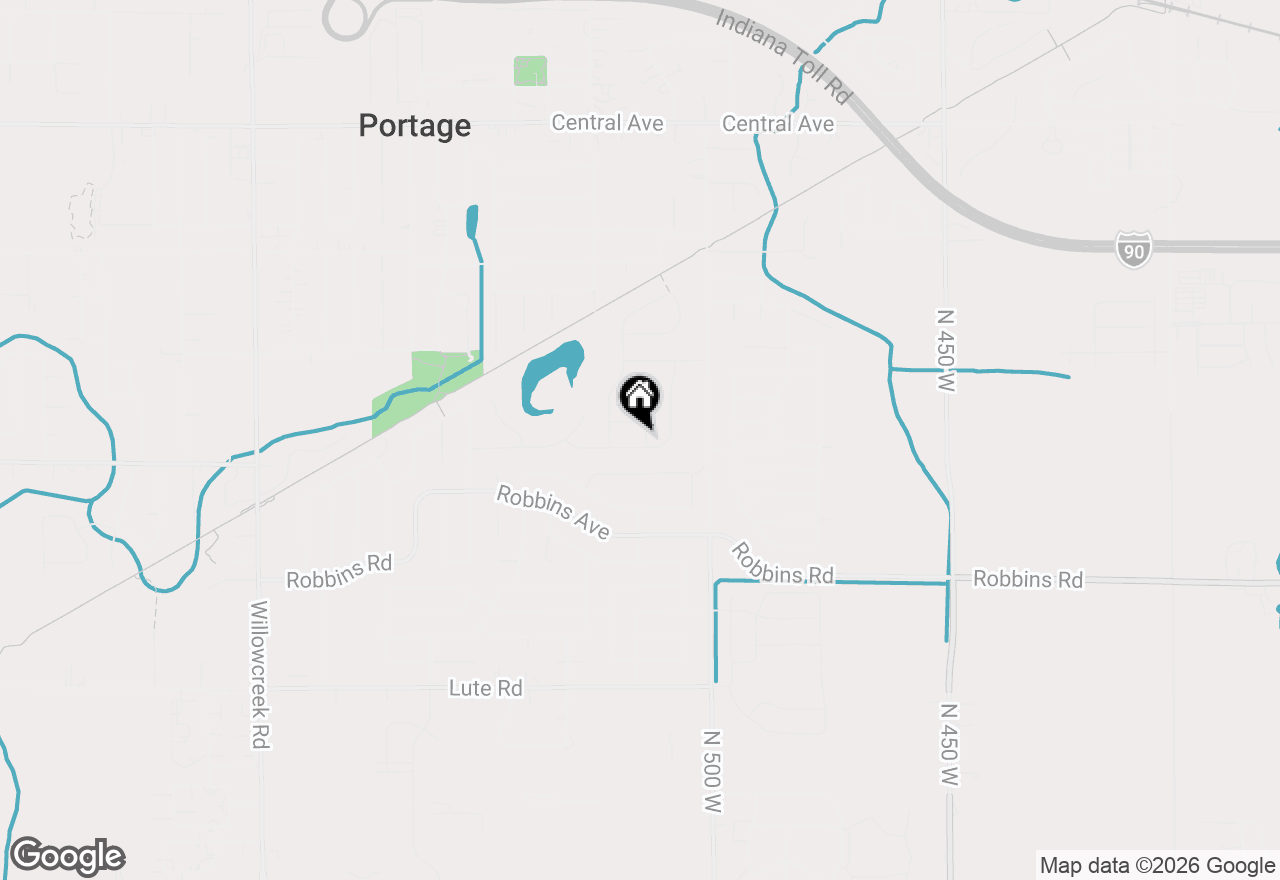 Map of 6428 Amanda Drive, Portage, IN 46368