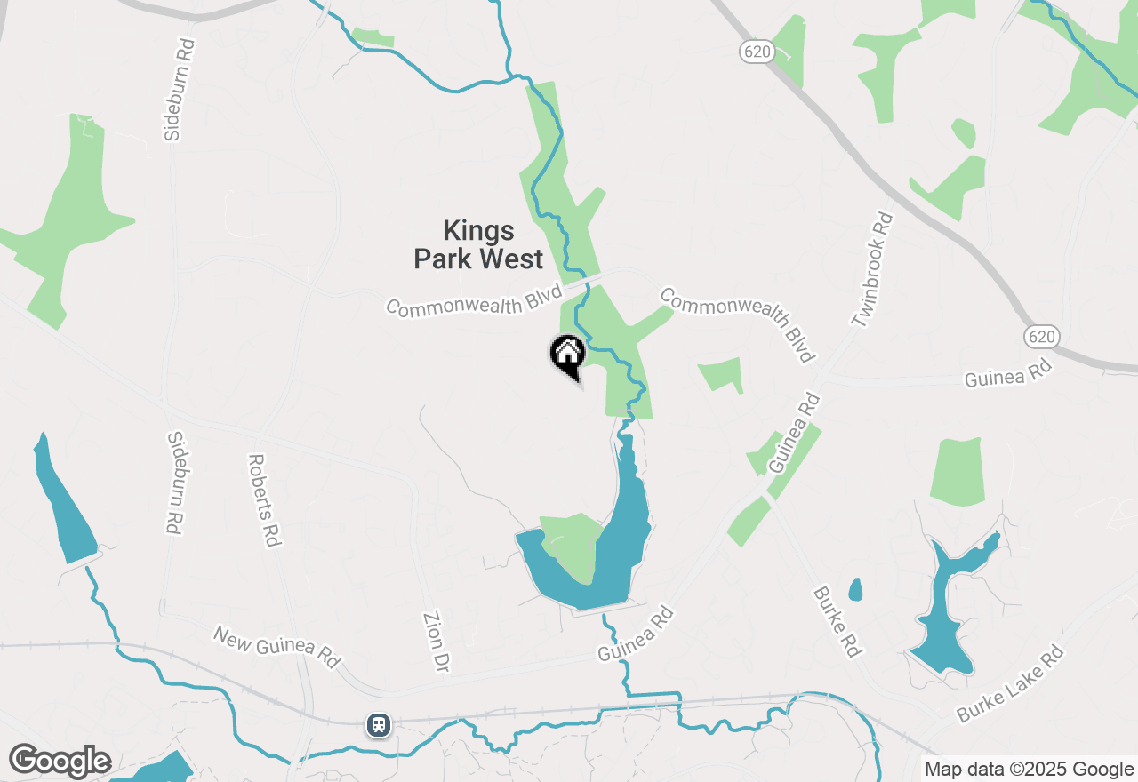 Map of 5395 Gainsborough Drive, Fairfax, VA 22032