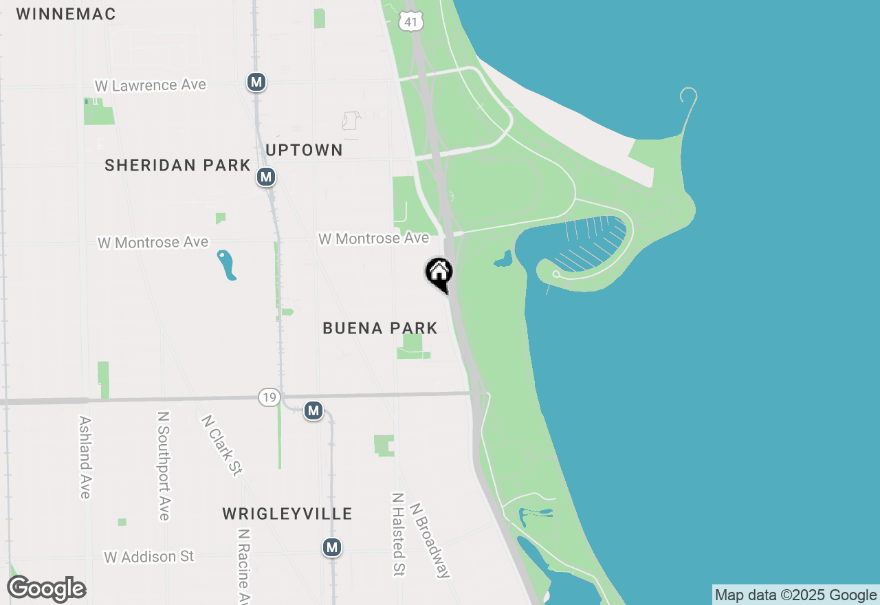 Map of 4200 N Marine Drive #602, Chicago, IL 60613