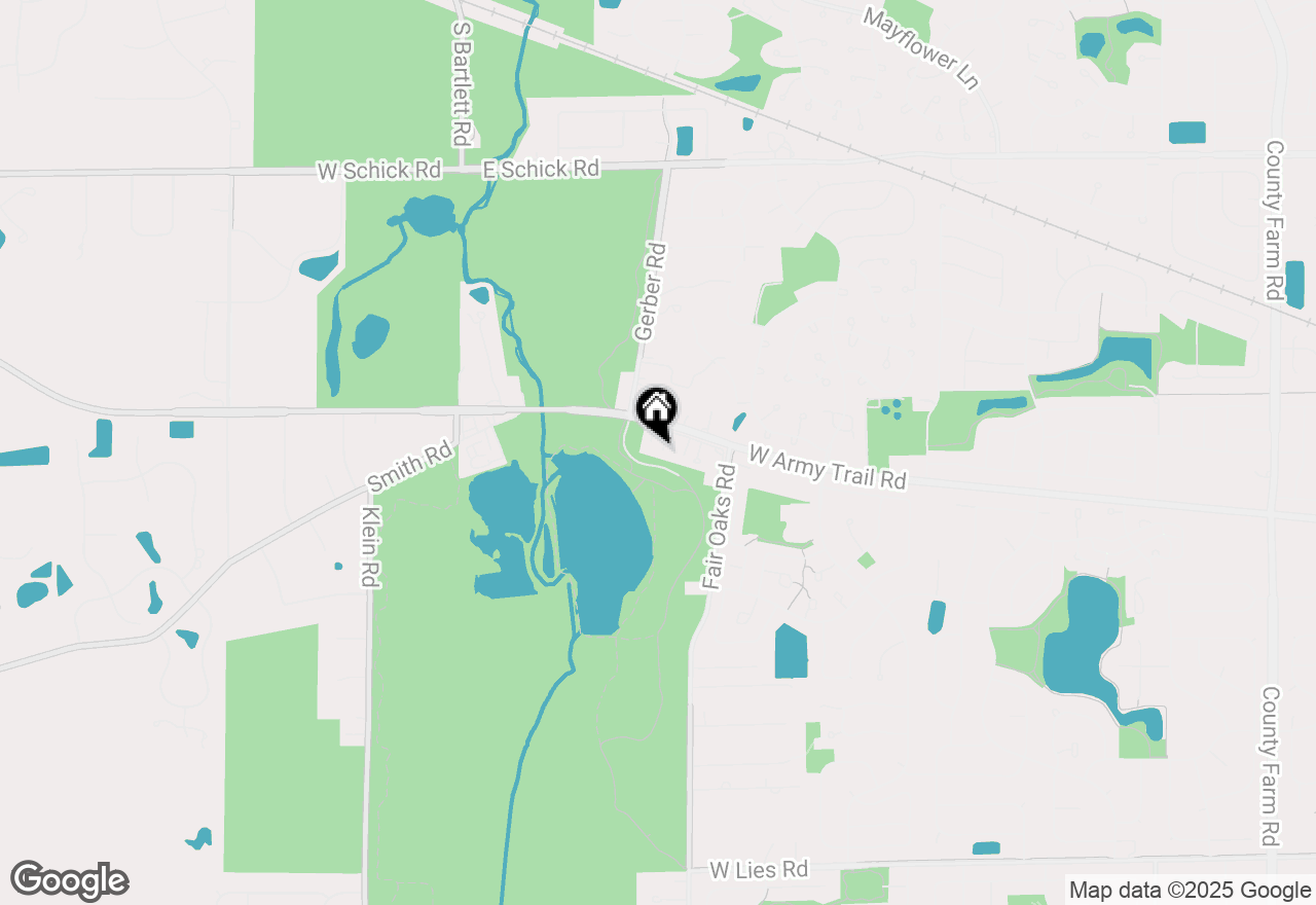 Map of 1763 Rizzi Lane, Bartlett, IL 60103