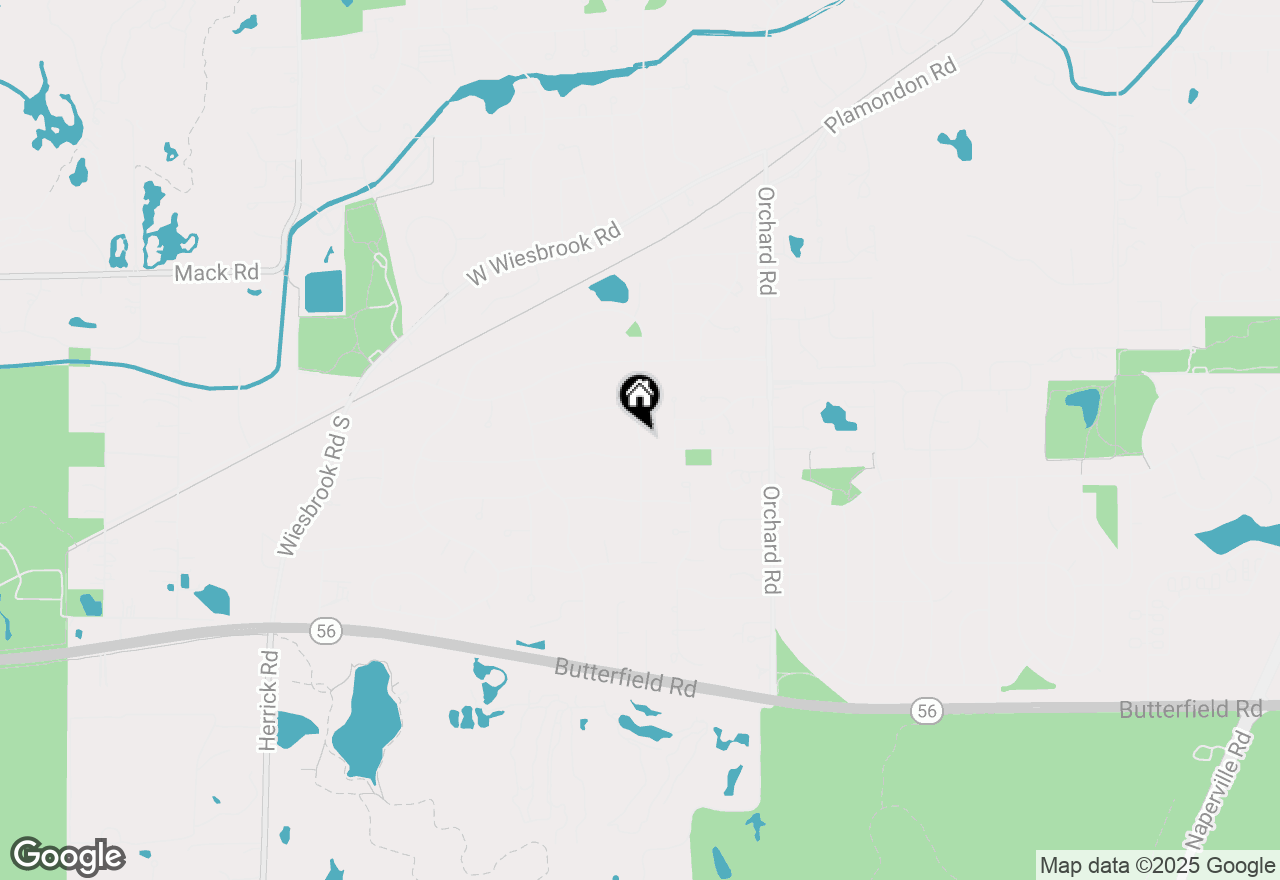 Map of 2 Burning Trail, Wheaton, IL 60187